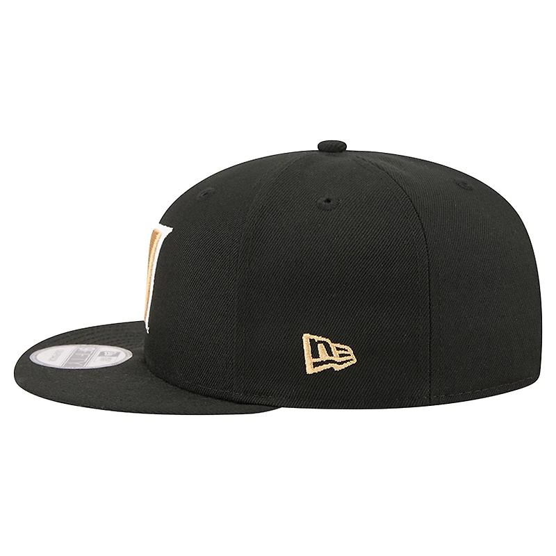 Men's New Era  Black Vanderbilt Commodores Team 9FIFTY Snapback Hat