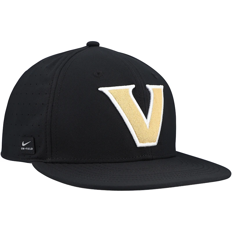 Casquette de baseball Nike Vanderbilt Commodores 2025 True Performance noire pour homme