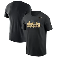 T-shirt Nike noir pour homme, légende du baseball des Vanderbilt Commodores