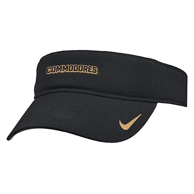 Men's Nike Vanderbilt Commodores 2025 On-Field Ace Performance Adjustable Visor
