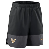 Men's Nike Black Vanderbilt Commodores 2025 Sideline Dri-FIT Shorts