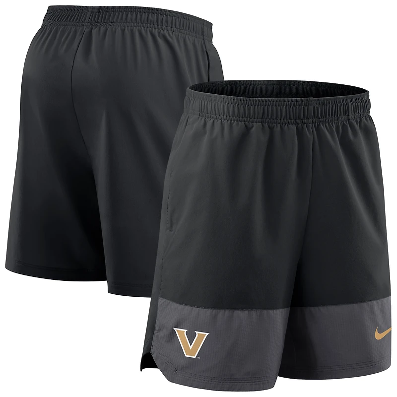 Men's Nike Black Vanderbilt Commodores 2025 Sideline Dri-FIT Shorts