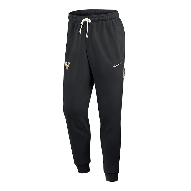 Pantalon de survêtement Nike noir Vanderbilt Commodores 2025 Sideline Standard Issue Dri-FIT Taper pour homme