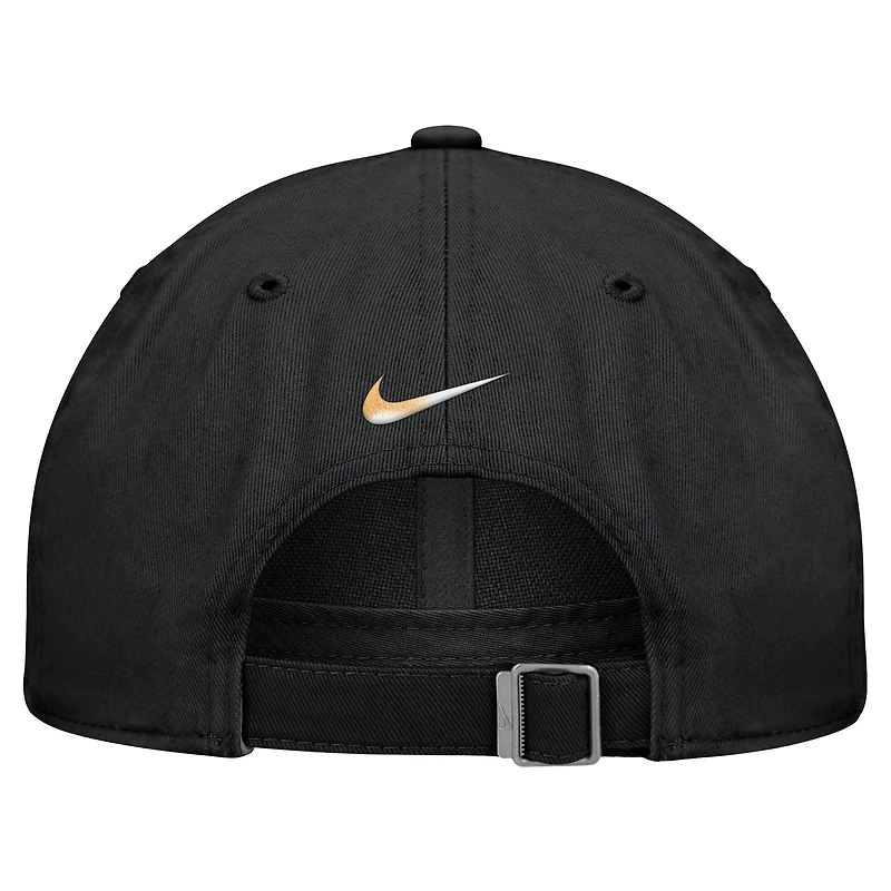 Casquette ajustable Nike Vanderbilt Commodores Club noire pour homme