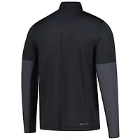 Men's Nike  Black Vanderbilt Commodores Dri-FIT Half-Zip Pullover
