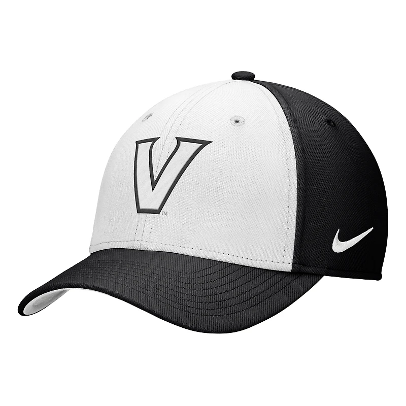 Men's Nike  Black Vanderbilt Commodores Swoosh Dri-FIT Flex Hat