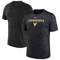 T-shirt Nike Velocity Dri-FIT noir pour homme, Vanderbilt Commodores
