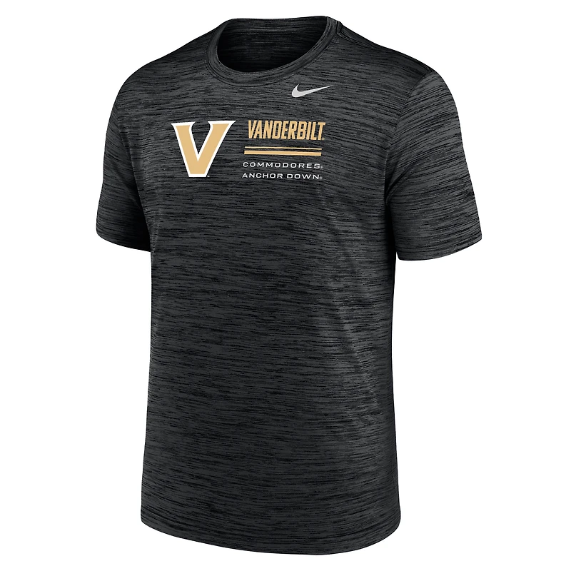 Men's Nike Black Vanderbilt Commodores Velocity Dri-FIT T-Shirt