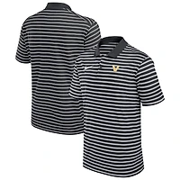 Polo Nike noir Vanderbilt Commodores Victory Stripe Performance pour homme
