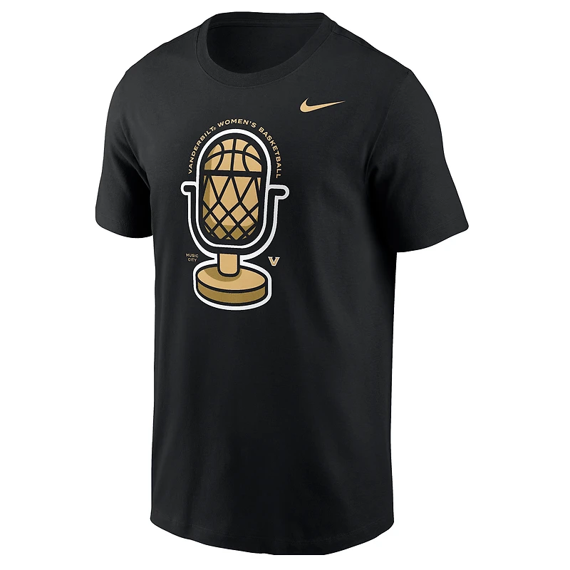 Men's Nike Black Vanderbilt Commodores Women's Basketball T-Shirt