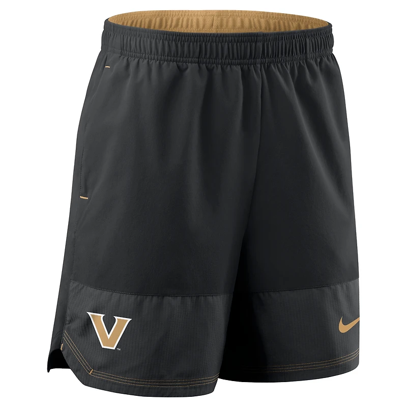 Short Nike Vanderbilt Commodores noir tissé Dri-FIT pour homme