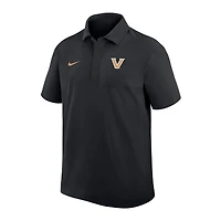 Polo tissé Nike noir Vanderbilt Commodores pour homme