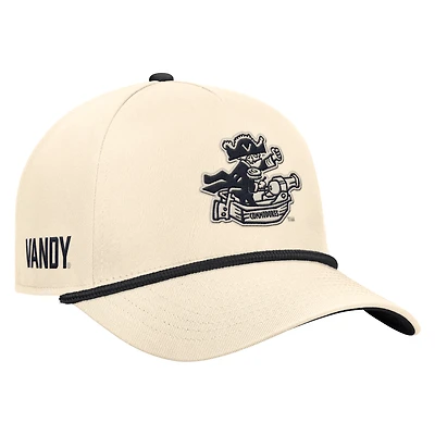Men's Nike Natural Vanderbilt Commodores Vintage Rope Rise Adjustable Hat