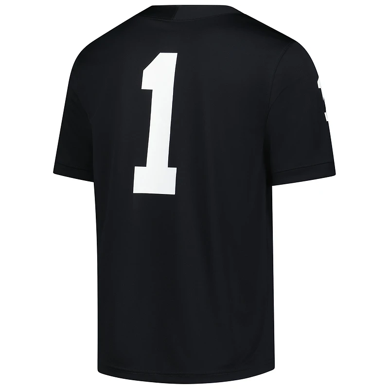 Maillot de match Nike #1 noir Vanderbilt Commodores Untouchable pour homme