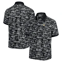 Men's Tommy Bahama Black Vanderbilt Commodores Sport Bay View IslandZone Polo