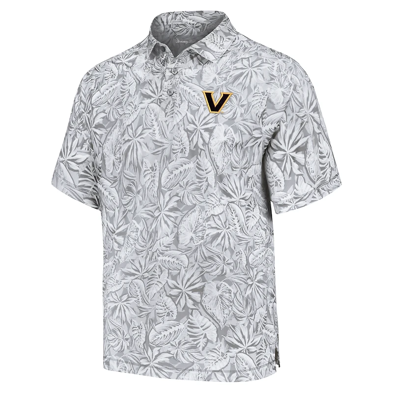 Men's Tommy Bahama Gray Vanderbilt Commodores Tropical Score IslandZone Polo
