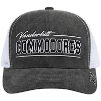 Unisex Colosseum  Gray Vanderbilt Commodores Billy 2400 Adjustable Trucker Hat