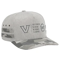 Casquette unisexe Colosseum Gray Vanderbilt Commodores OHT Squad Podium ajustable