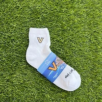 Chaussettes blanches unisexes Vanderbilt Commodores mi-longues