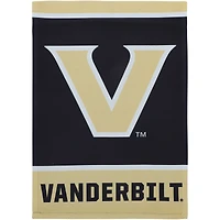 Drapeau de jardin double face WinCraft Vanderbilt Commodores 12" x 18"