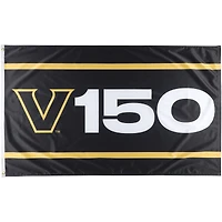 WinCraft Vanderbilt Commodores Drapeau du 150e anniversaire de luxe à face unique 3 pi x 5 pi