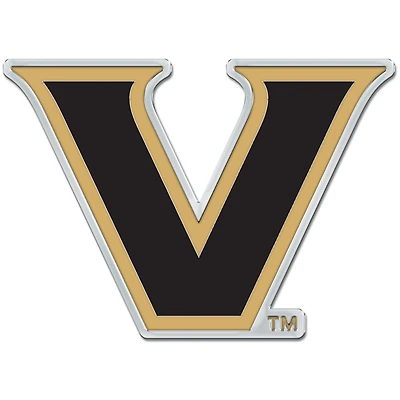 WinCraft Vanderbilt Commodores Colored Chrome Auto Emblem