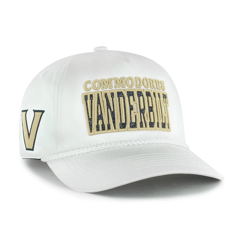 Casquette ajustable blanche Vanderbilt Commodores Outspoken Hitch pour femme, modèle 1947