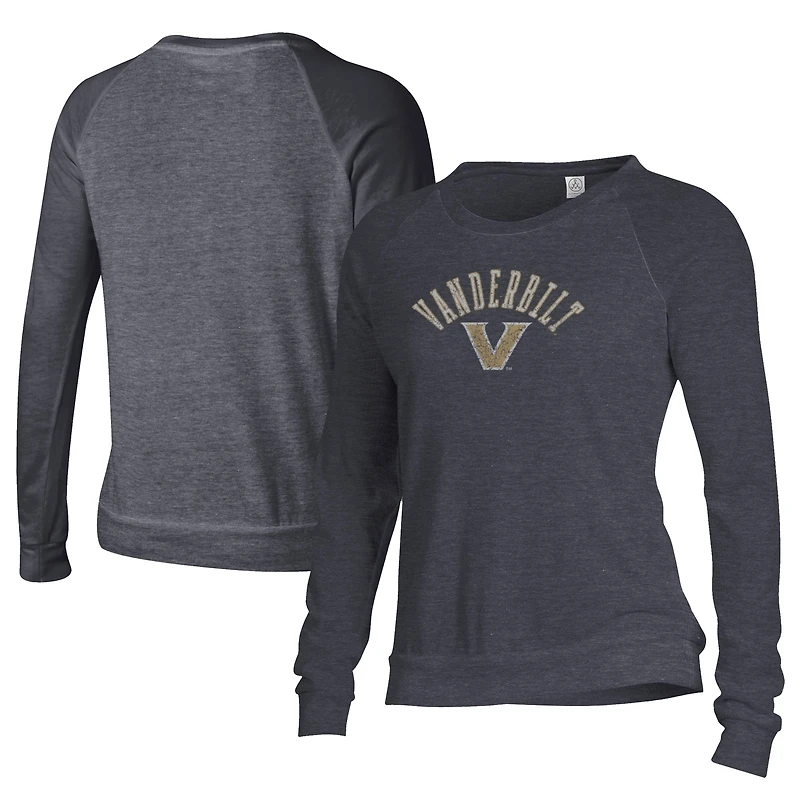 Sweat-shirt ample noir Vanderbilt Commodores pour femme, vêtements alternatifs