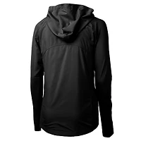Women's Cutter & Buck Black Vanderbilt Commodores Vault Adapt Eco Knit Hybrid Recycled Full-Zip Hoodie