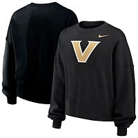 Sweat-shirt polaire Nike Phoenix noir pour femme, style Vanderbilt Commodores.