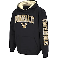 Youth Colosseum  Black Vanderbilt Commodores 2-Hit Pullover Hoodie