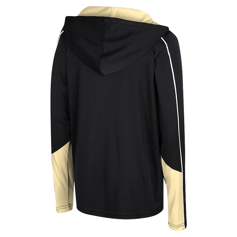 Sweat à capuche zippé quart de tour Hansel des Commodores Vanderbilt pour jeunes Colosseum Black