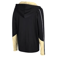 Sweat à capuche zippé quart de tour Hansel des Commodores Vanderbilt pour jeunes Colosseum Black