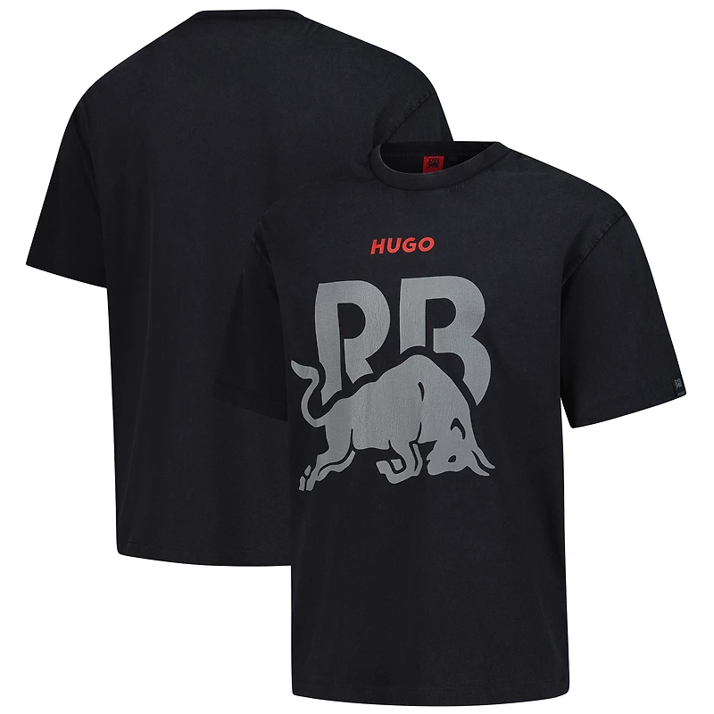 Men's Hugo Boss Black VCARB F1 Washed Crewneck T-Shirt