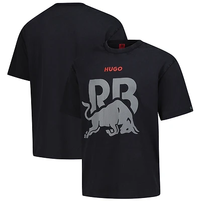 Men's Hugo Boss Black VCARB F1 Washed Crewneck T-Shirt