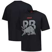 Men's Hugo Boss Black VCARB F1 Washed Crewneck T-Shirt