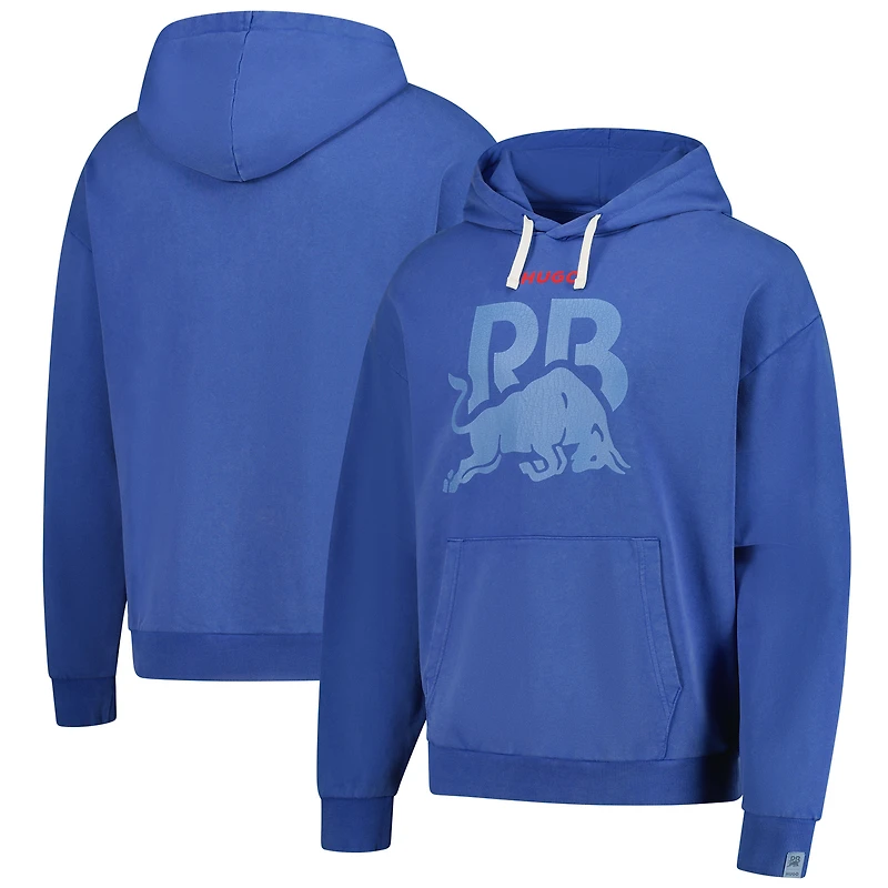 Men's Hugo Boss Blue VCARB F1 Washed Hoodie