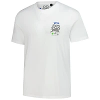 T-shirt à col rond Hugo Boss blanc VCARB F1 Logo pour homme