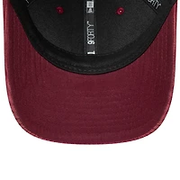 Casquette ajustable New Era 9FORTY en velours côtelé bordeaux VCARB pour homme