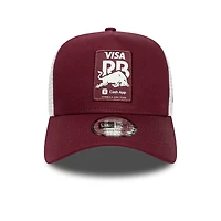 Men's New Era  Burgundy VCARB E-Frame Trucker Adjustable Hat