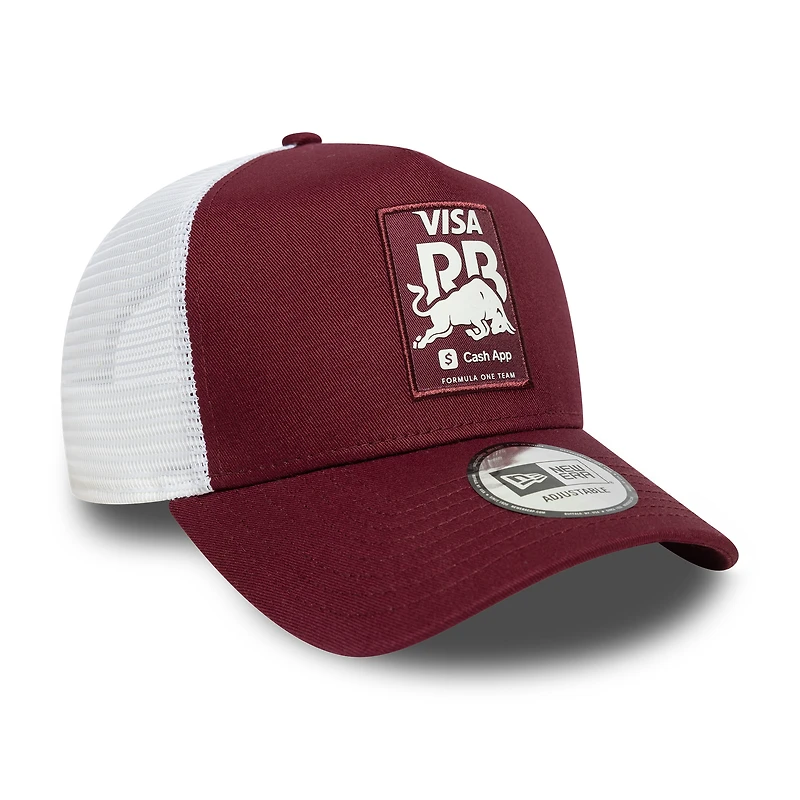 Men's New Era  Burgundy VCARB E-Frame Trucker Adjustable Hat