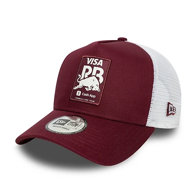 Men's New Era  Burgundy VCARB E-Frame Trucker Adjustable Hat