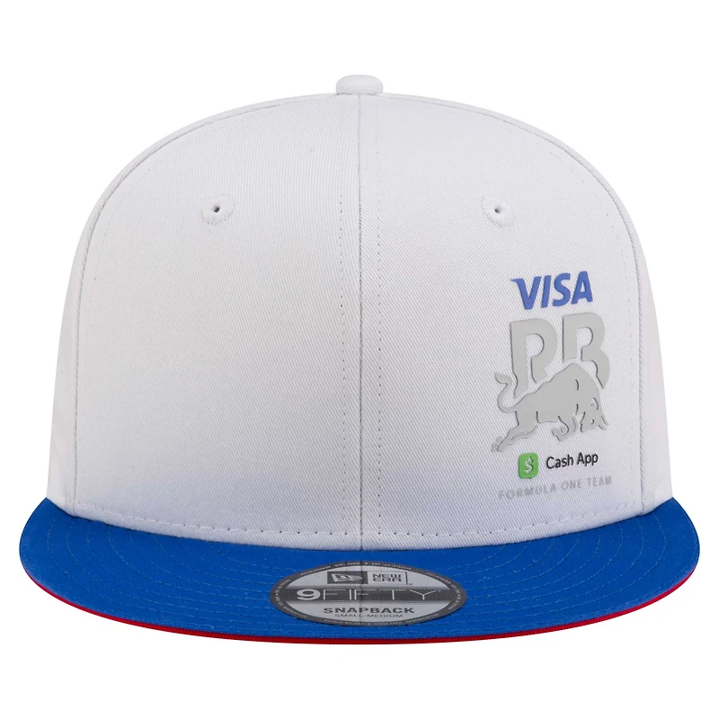 Casquette snapback New Era Royal RB Visa Cash App Essential Flawless 9FIFTY pour homme