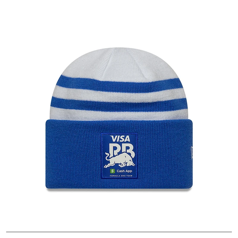 Bonnet à revers New Era blanc VCARB pour homme
