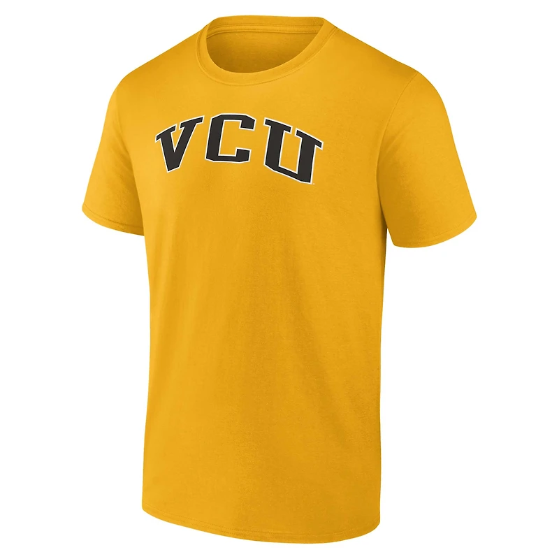 Men's Fanatics  Gold VCU Rams Team Name T-Shirt