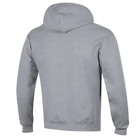 Men's Champion  Gray VCU Rams Icon Logo Basketball Eco Powerblend Pullover Hoodie
