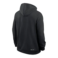 Men's Nike Black VCU Rams 2025 Sideline Standard Issue Dri-FIT Hoodie
