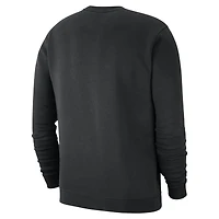 Men's Nike  Black VCU Rams Arch Club Fleece Pullover Sweatshirt