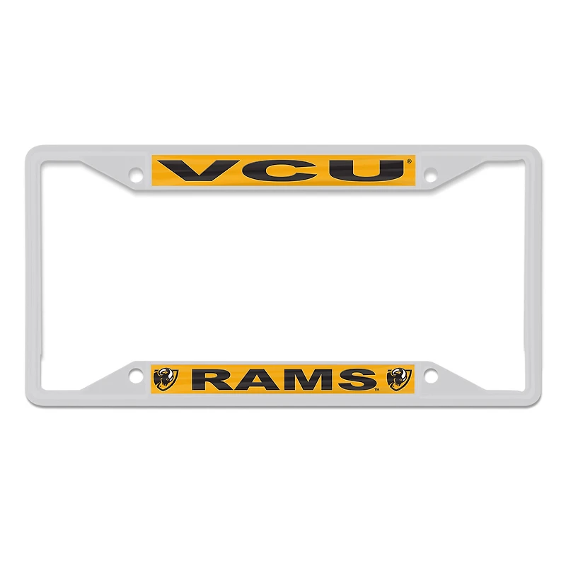 WinCraft VCU Rams Chrome Color License Plate Frame