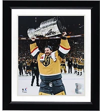 Adin Hill Vegas Golden Knights Autographed 2023 Stanley Cup Champions 8" x 10" Raising Cup Photograph